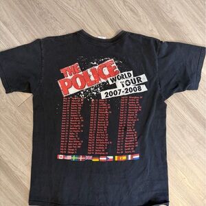 Vintage “The Police” concert band shirt.